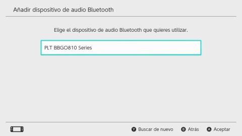 Emparejar cascos bluetooth Nintendo Switch