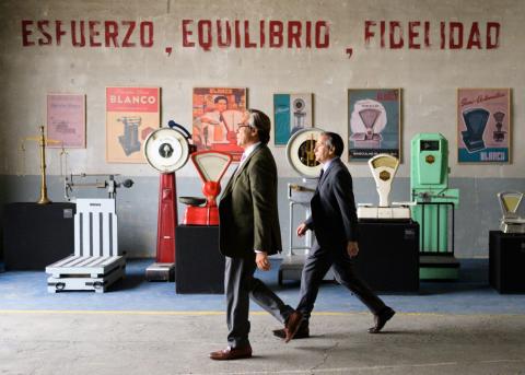 Escena de película El buen patrón con Javier Bardem