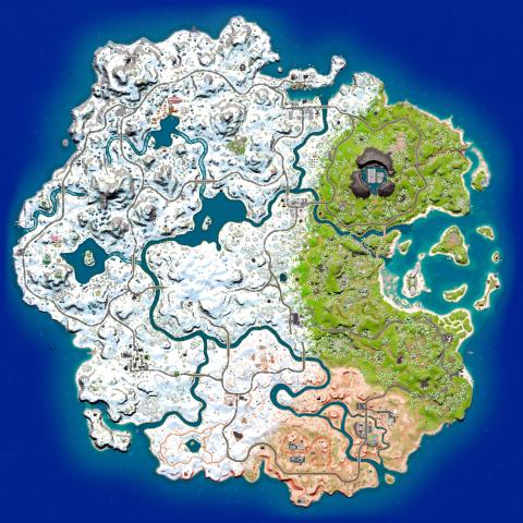 mapa Fortnite Temporada 3