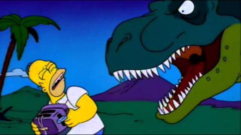 The Simpsons dinosaur