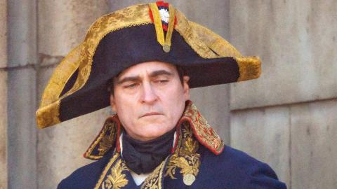 Joaquin Phoenix as Napoleon Bonaparte in the new Ridley Scott movie