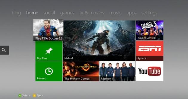La interfaz de Xbox 360, en el punto | Hobbyconsolas