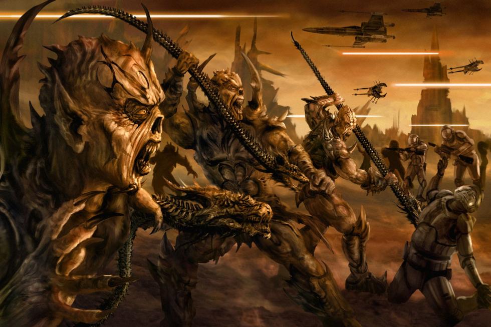 9. Los Yuuzhan Vong Star Wars - Los 11 mayores villanos del Universo Expandido