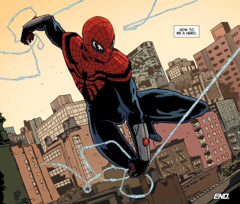 2. Superior Spider-man (Version II) Spider-man: Los 10 mejores trajes del Hombre Araña de Marvel