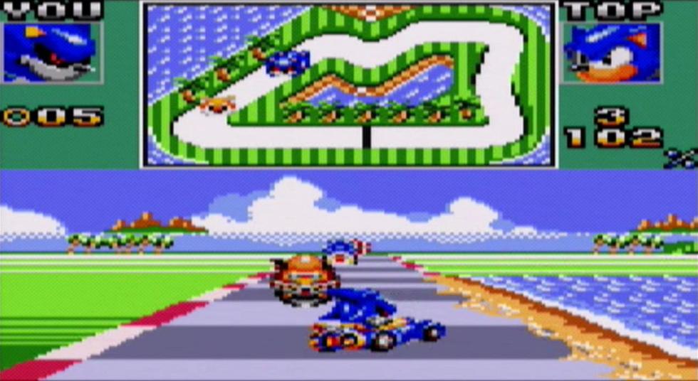 Sonic Drift 2 Sonic