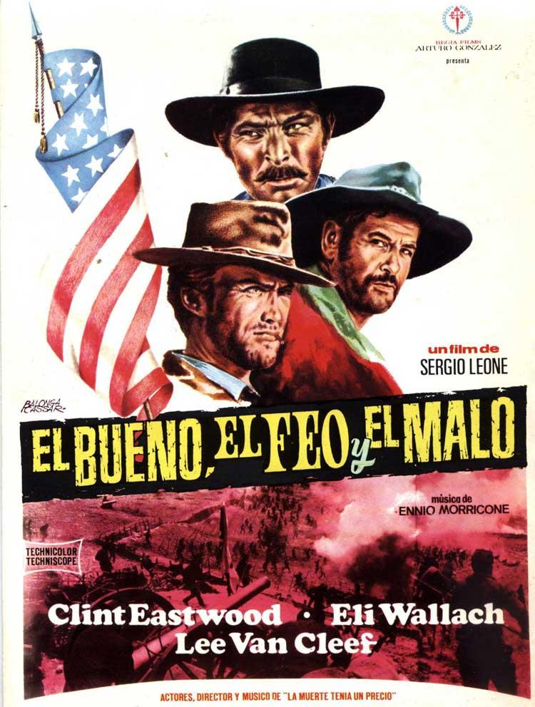 El Bueno, El Feo y El Malo (1966)de la historia Las 20 mejores películas de aventura de la historia
