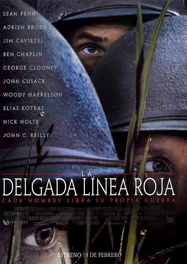 La delgada línea roja (1998) Las 10 mejores películas de la II Guerra Mundial