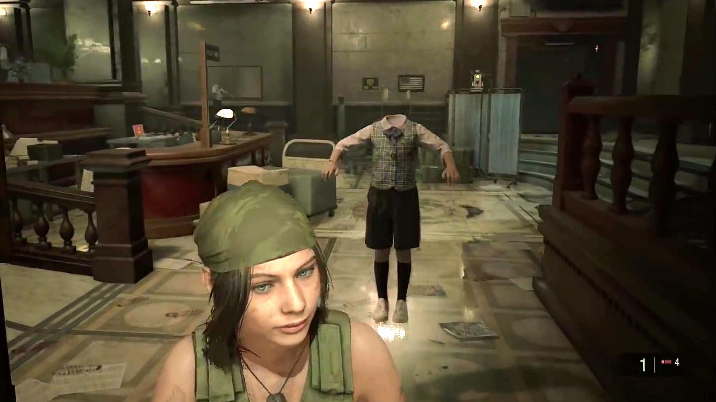 Resident Evil 2 Remake - mod a Mr. X por Sherry... decapitada | Hobbyconsolas