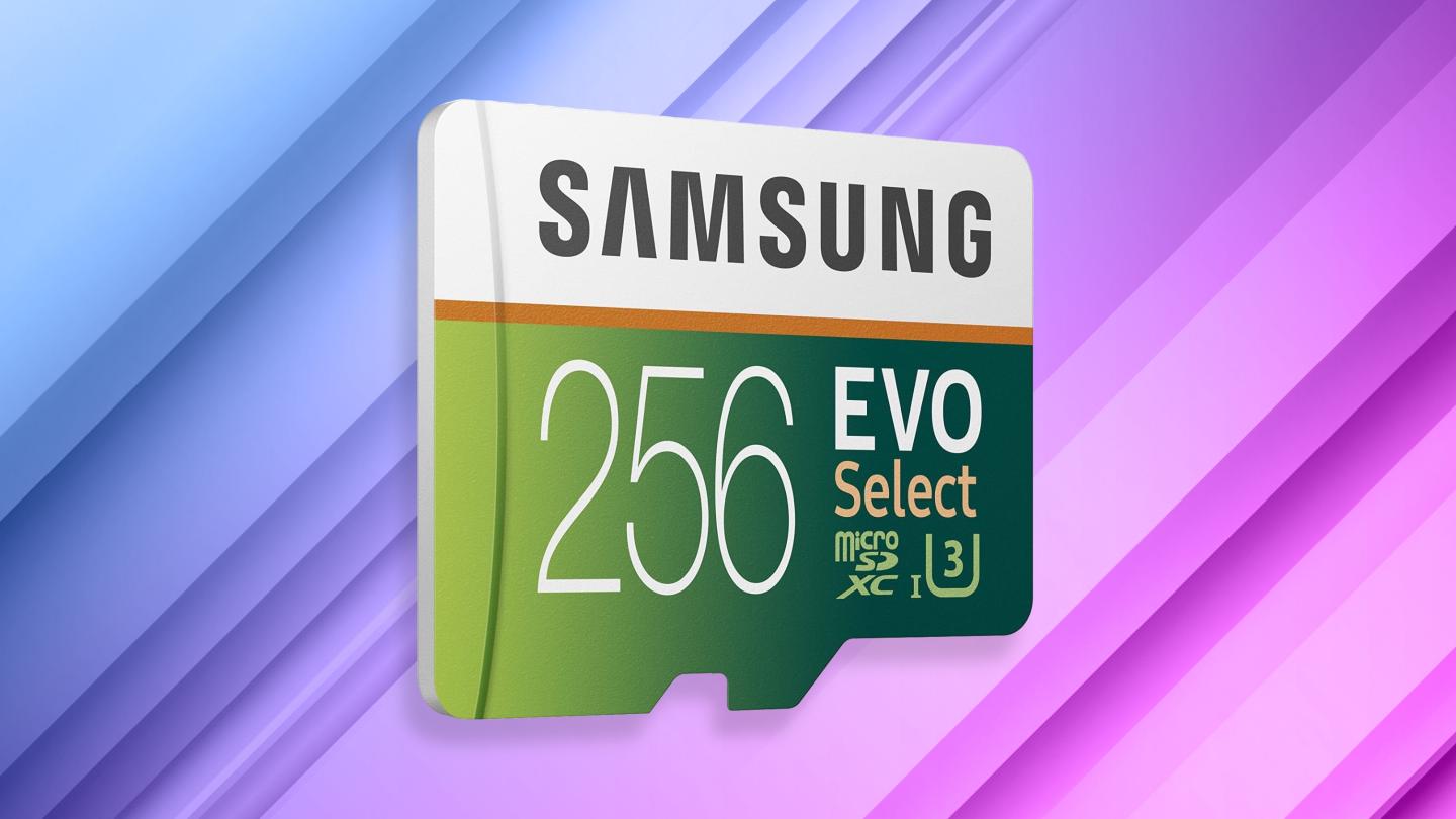 Samsung EVO Select 256 GB microSDXC UHS-I U3 100 MB/s full HD y 4K Memoria