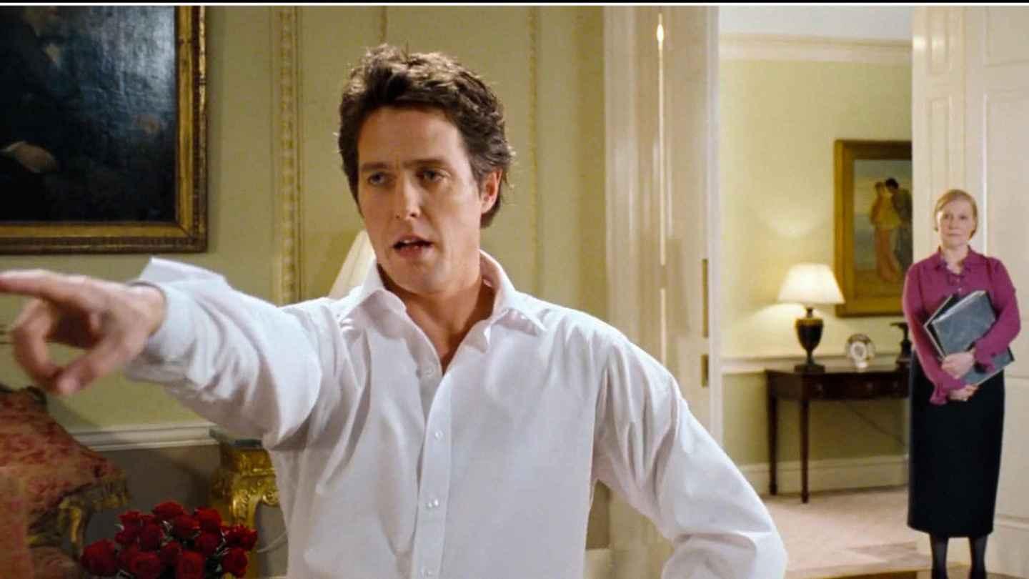Hugh Grant odia la escena del baile de Love Actually que consiedera
