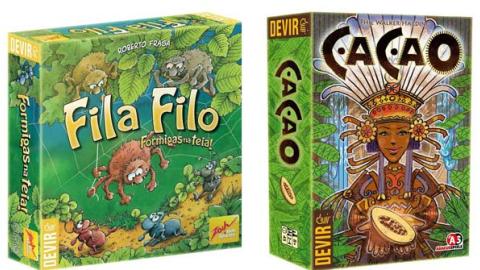 Cacao y Fila filo: los nuevos juegos de mesa de Devir