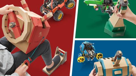 Nintendo Labo Toy Con 3 Kit de Vehículos