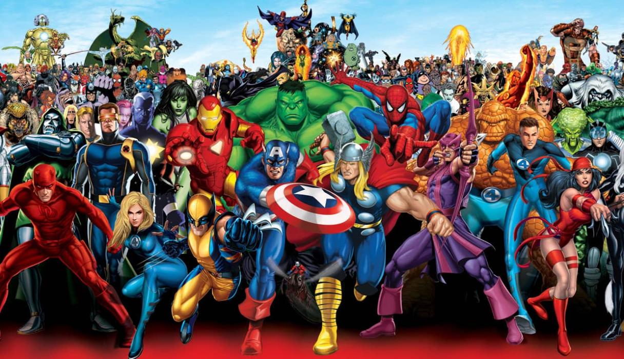 Resultat d'imatges de superheroes marvel