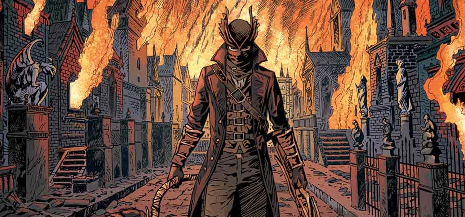 Reseña de Bloodborne: La muerte del Sueño - El cómic del ... El arte conceptual y tráilers de anuncio muestran al personaje como un hombre, portando un sombrero tricornio gris oscuro, un guardapolvo gris, unas botas de cuero marrón.