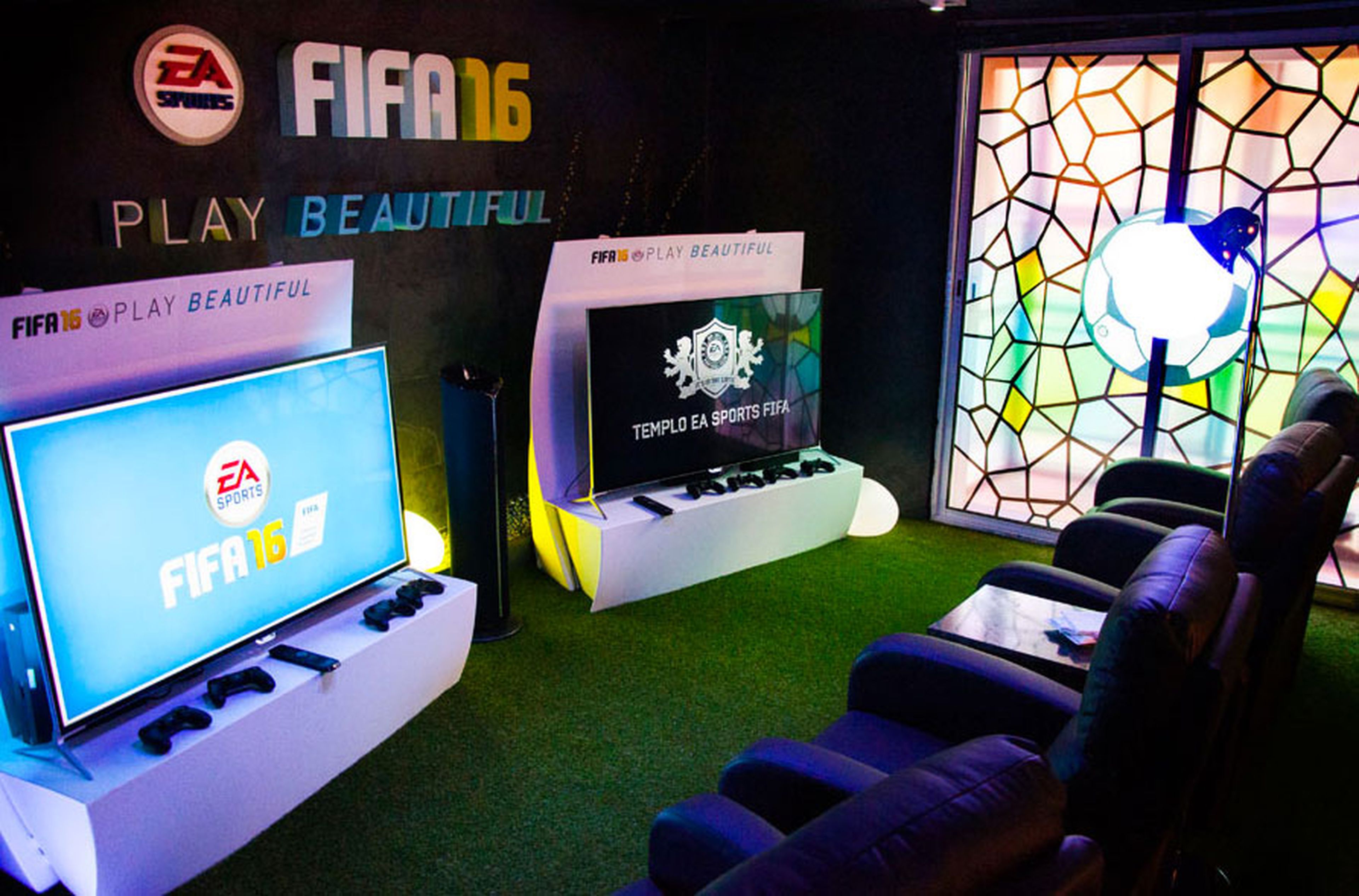 El Templo EA Sports ofrece a los jugadores de FIFA 16 un espacio dedicado para disfrutar de la mejor experiencia con el simulador.