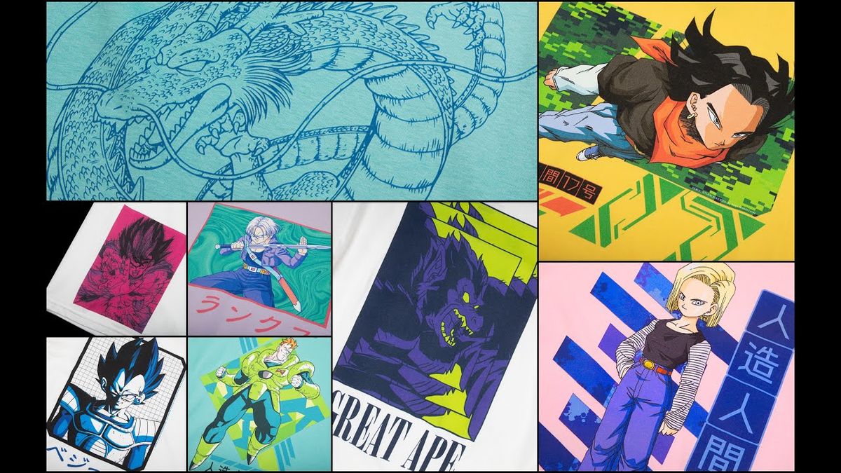 Dragon Ball Z - Así son las nuevas camisetas de la saga de los