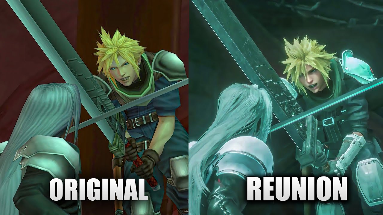 Comparativa del remake de Crisis Core: Final Fantasy VII Reunion con su  versión original - Nintenderos