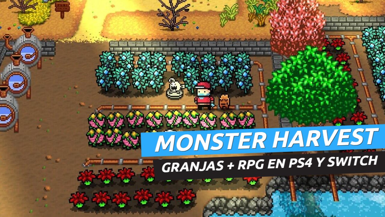 Monster Harvest, que mezcla gestión de granjas con toques RPG, anuncia su  llegada a PS4 y Switch