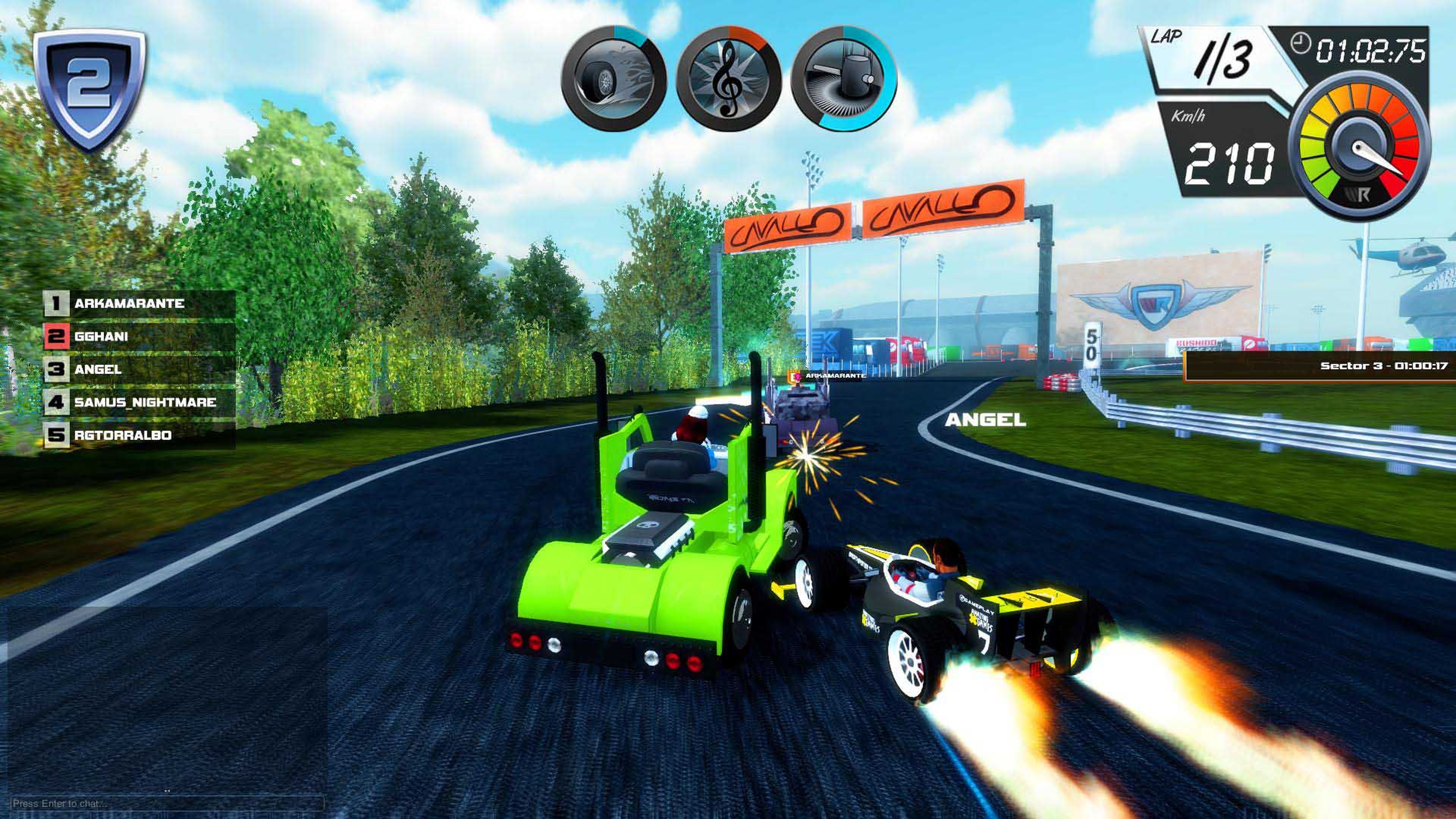 Wincars Racer está inspirado en los arcades de conducción de los años 90, como Crazy Taxi, Sega Rally o Mario Kart.